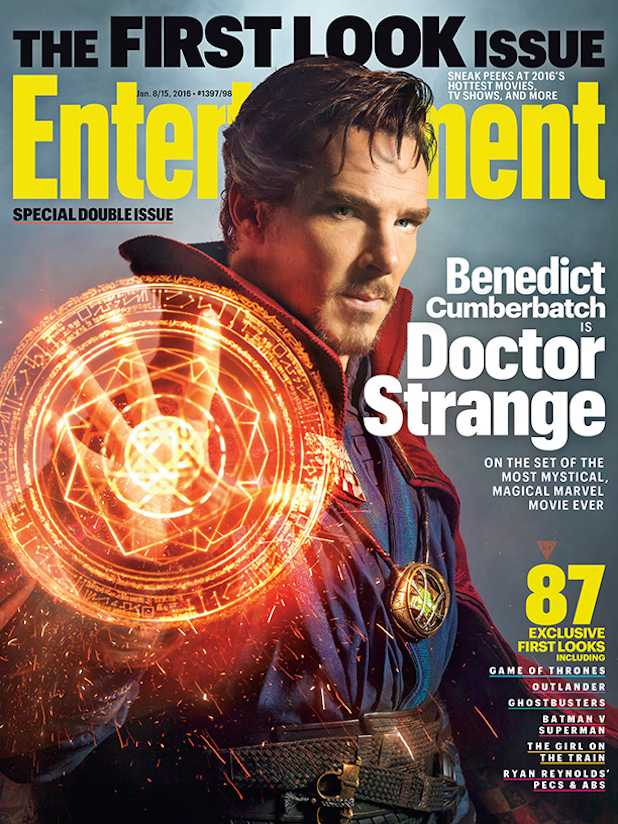 Benedict Cumberbatch: 1st Look of Actor as Doctor Strange Featured on Entertainment Weekly Cover