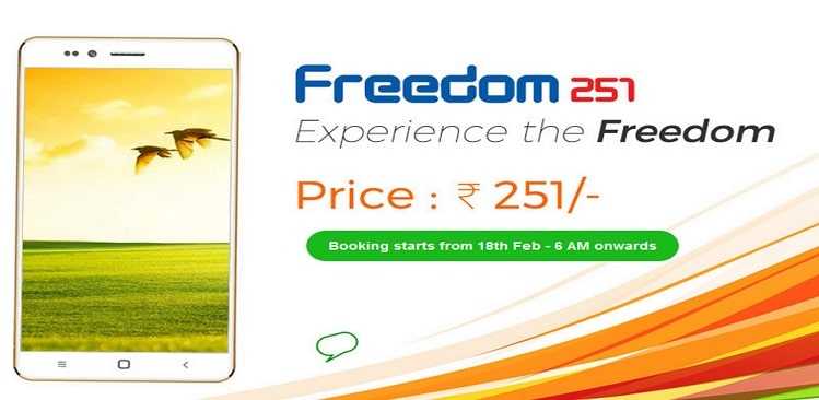 Freedom 251 price clarified: Just how cheap can a smartphone get?