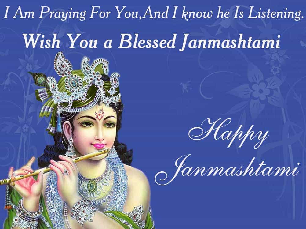 Happy Janmashtami Images with Quotes