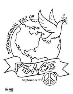 international day of peace coloring pages