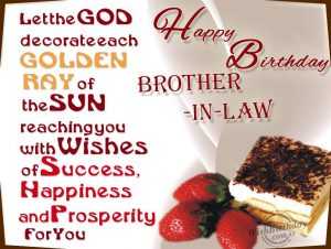 happy birthday greetings for brother in law