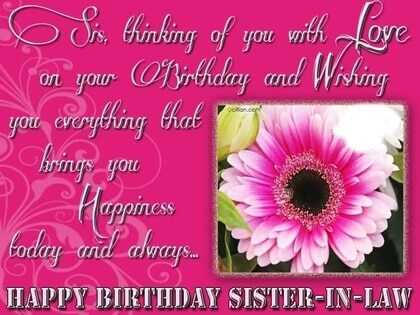 Happy Birthday Wishes Quotes For Sister In Law Pictures Todayz News