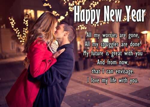 happy new year wishes for girlfriend